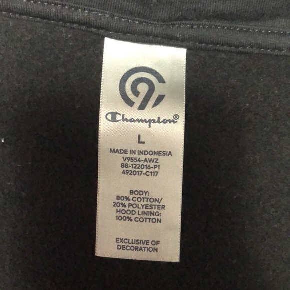 Black Men’s Champion Jacket - Picture 3 of 3